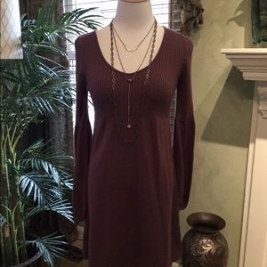 Plum Sweater Dress